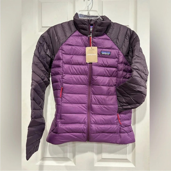 Patagonia Women’s M Medium Down Sweater Puffer Jacket Night Plum Purple NWT - Picture 1 of 14